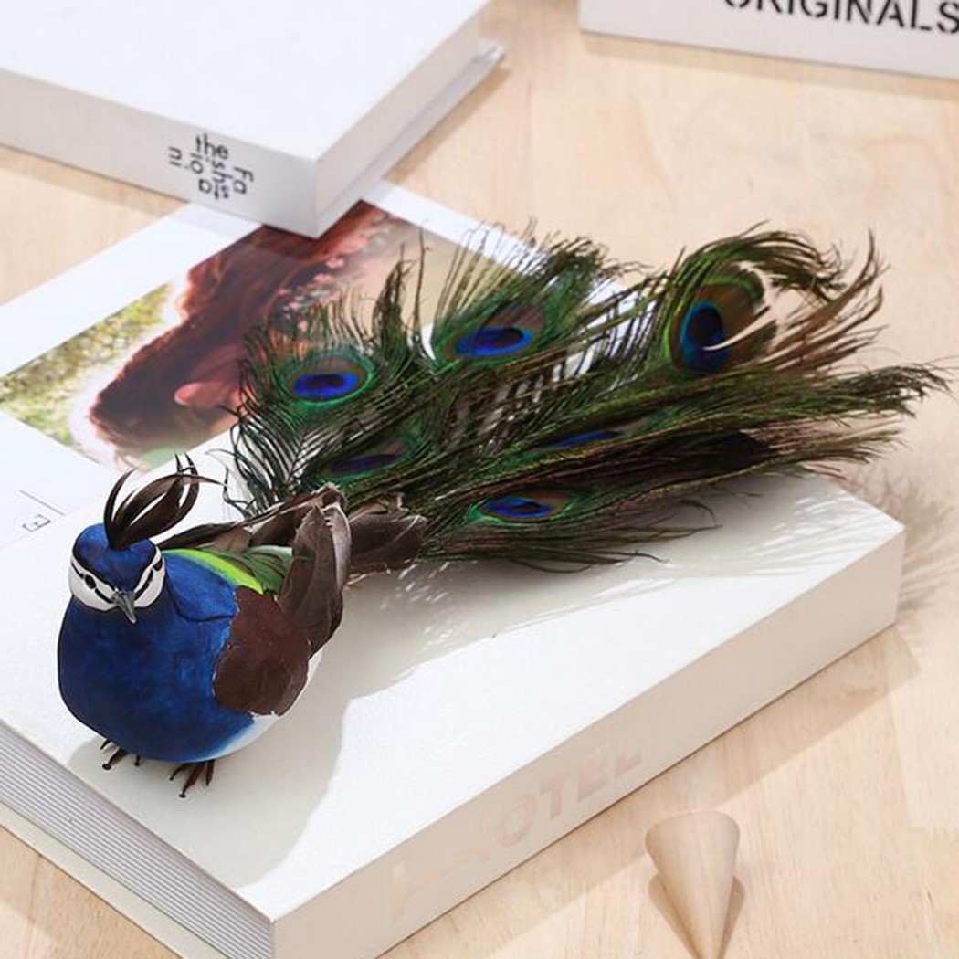 .Artificial Peacock Bird Feathered Realistic Garden & Home Decoration Ornament. .Artificial Peacock Bird Feathered Realistic Garden & Home Decoration Ornament.